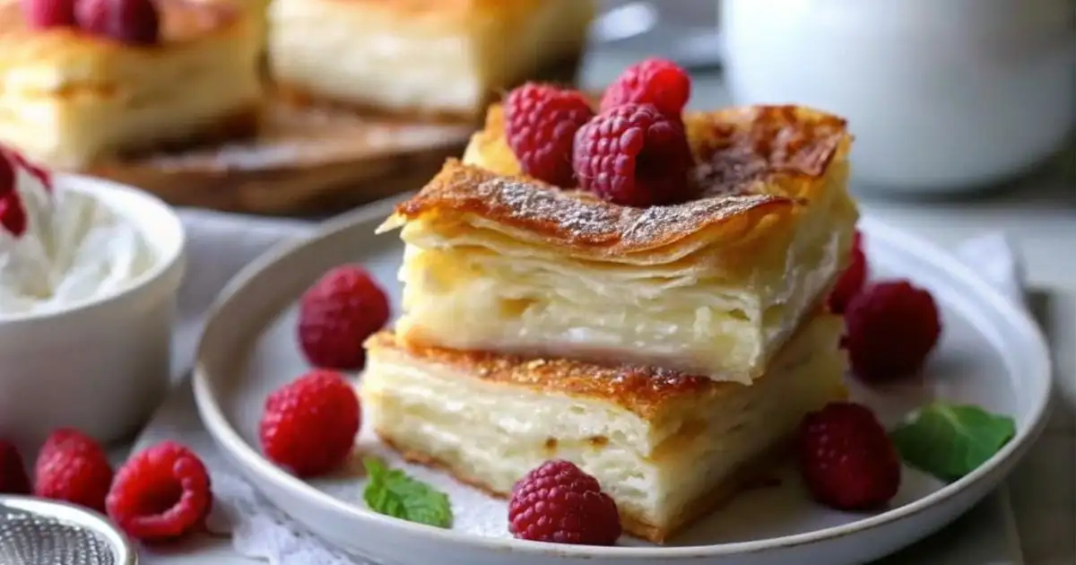 Decadent Crescent Roll Cheesecake with Fresh Berries