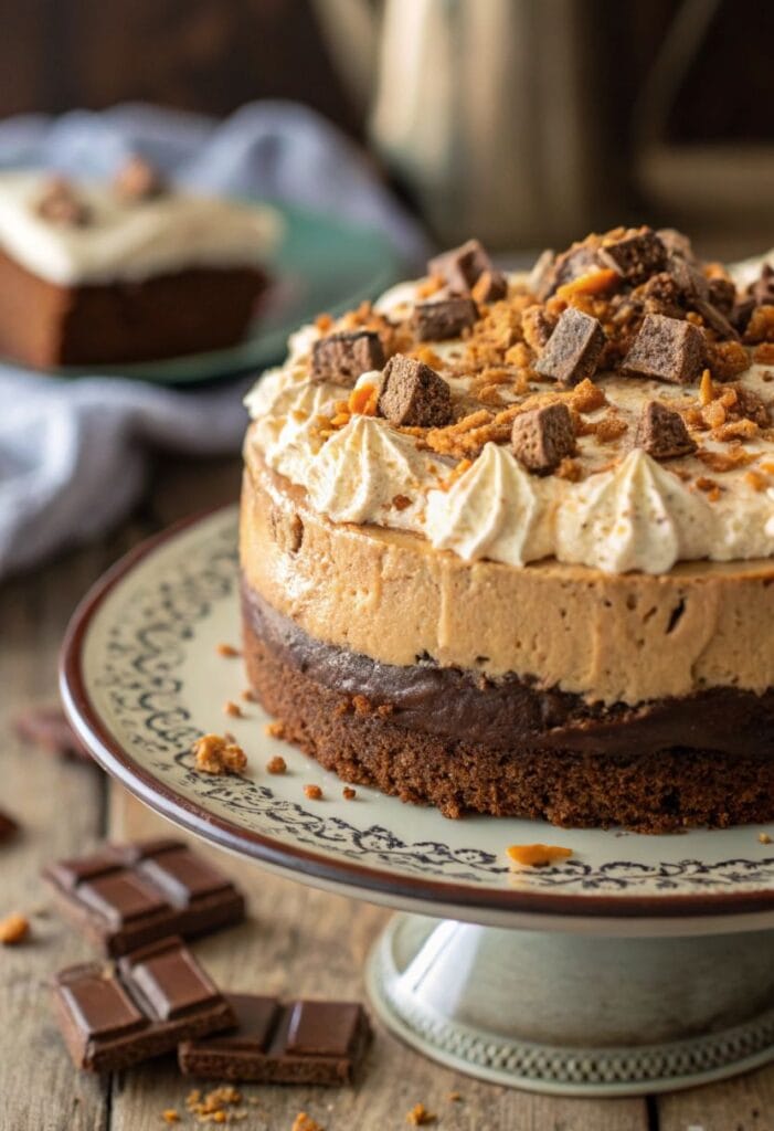 Peanut Butter Lover’s Dream: Butterfinger Cake in 15 Min!