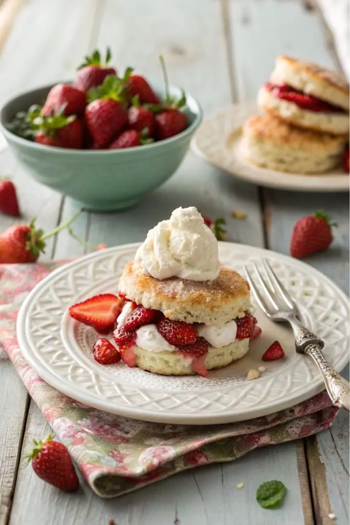 Indulgent Bisquick Strawberry Shortcake with Fresh Strawberries