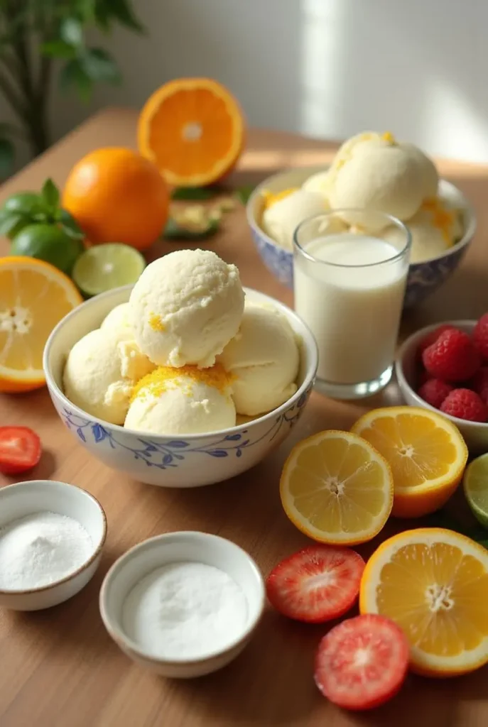 Create Your Own Fruity Sherbet Ice Cream at Home