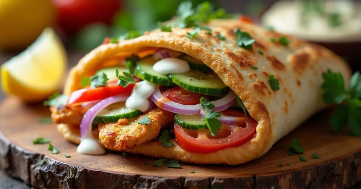 Flavorful Chicken Pita Recipe: A Mediterranean Delight