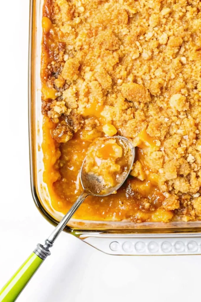All the Ingredients for the Perfect Peach Cobbler Recipe with Cake Mix