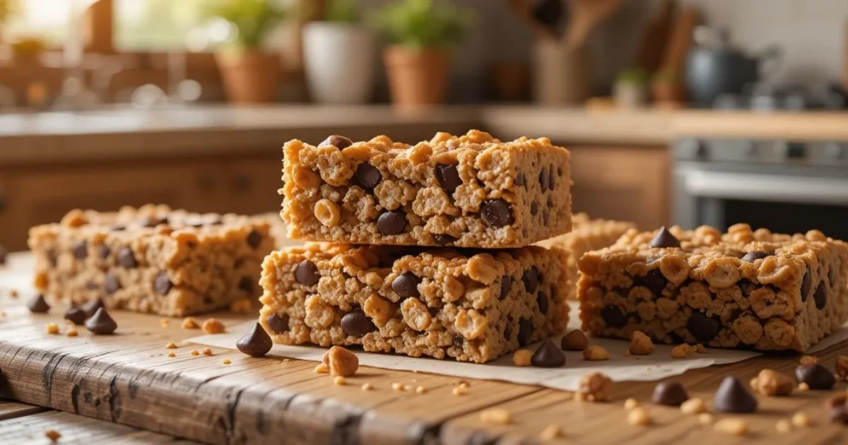 Delicious Homemade Cereal Bar Chips de Chocolate: A Sweet Snack Adventure