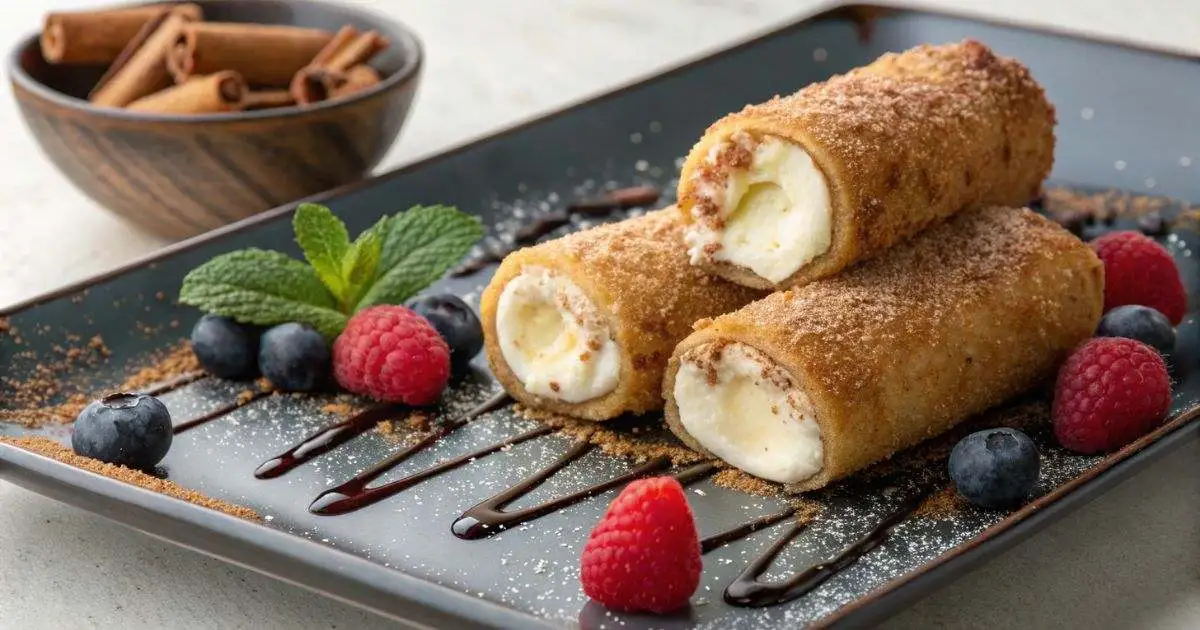 the Best Xango Dessert Crispy Cheesecake Rolls: Delight