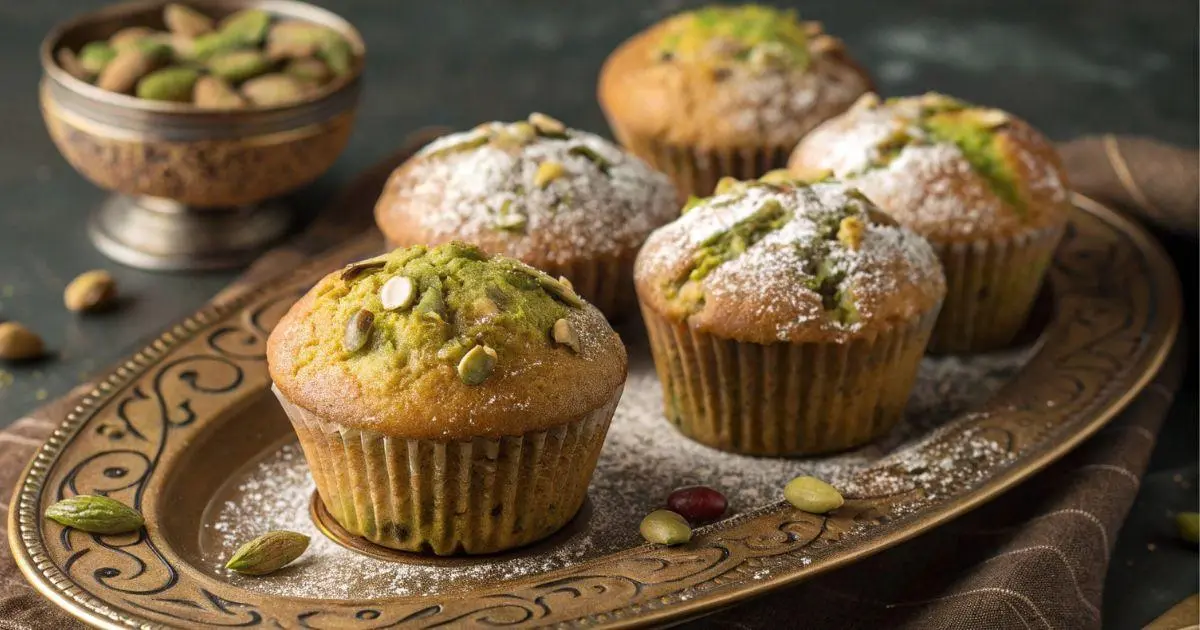 Pistachio Muffin Recipe: Golden, Nutty, and Irresistibly Delicious