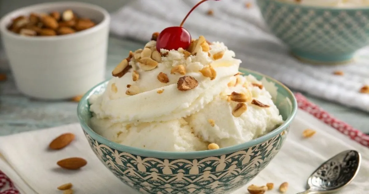Snow Cream Recipe Serving Ideas - Festive Presentation