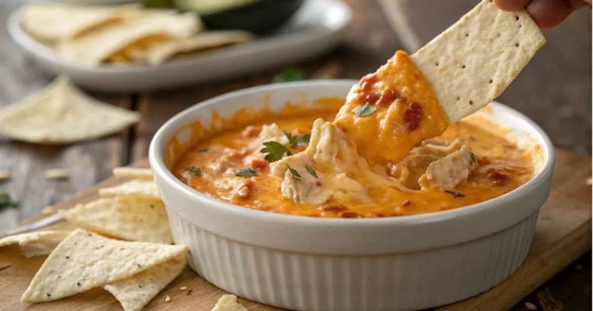 Buffalo Chicken Dip with Canned Chicken - The Ultimate Easy Party Appetizer