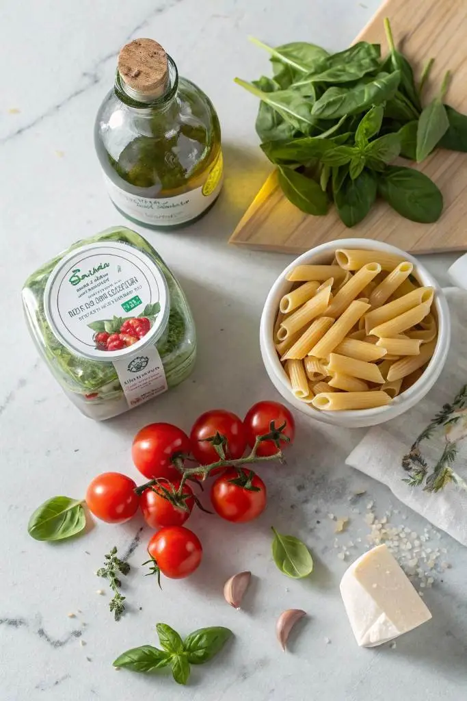 Boursin Cheese Pasta Recipe Ingredients - Only 5 Simple Items