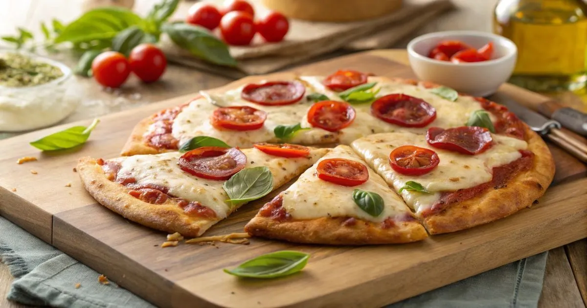 Naan Pizza Recipe - 10-Minute Crispy Crust with Melty Cheese Perfection