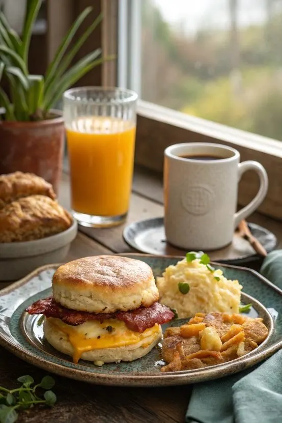 bacon egg cheese biscuit Brunch Spread - Hearty Breakfast Ideas