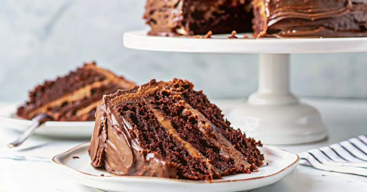 Nutella Cake Perfection: Moist Layers with Molten Hazelnut Center – Food Photography